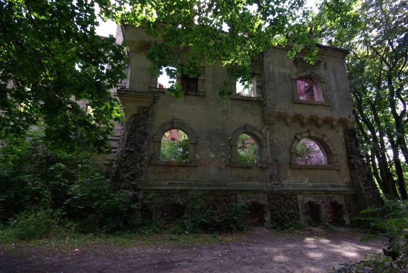 Zespół pałacowy (ruiny) w Wierbce 